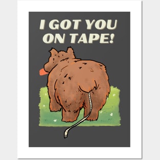 got you on tape... worm Posters and Art